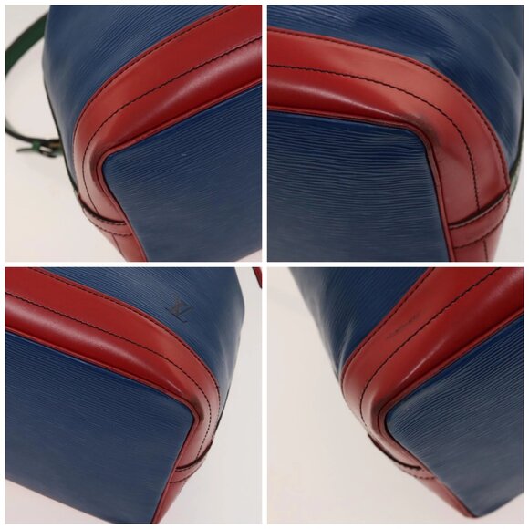 LOUIS VUITTON Epi Toriko Color Noe Bag Red Blue Green M44084 LV Auth 11 - Picture 15 of 16